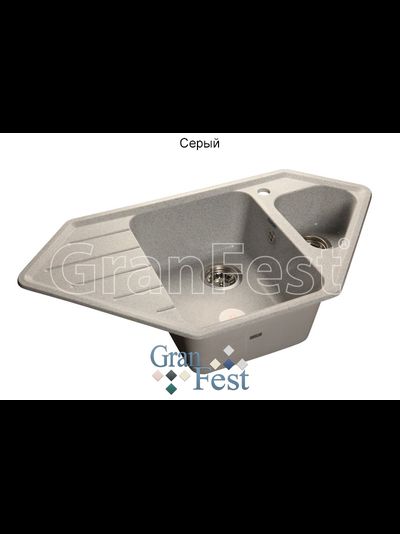 Керамическая мойка Granfest Гранфест CORNER GF-C950E 2 секционная мойка с отверстием под смеситель