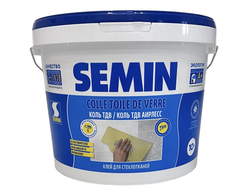 Клей для стеклообоев, стеклохолста, стеклоткани COLLE TOILE DE VERRE AIRLESS (синяя крышка) 10кг