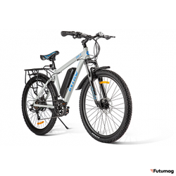 Электровелосипед Eltreco XT 600 (Серо-синий)