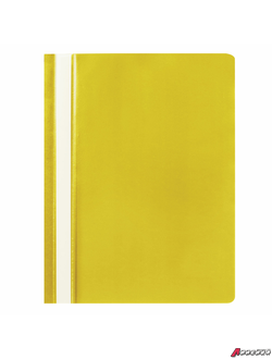 Скоросшиватель пластиковый STAFF, А4, 100/120 мкм, желтый. 225731