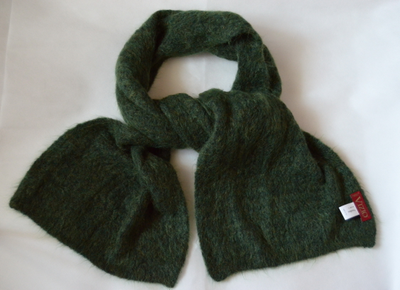 Зеленый женский вязаный шарф Италия Vizio 5967 Paradise