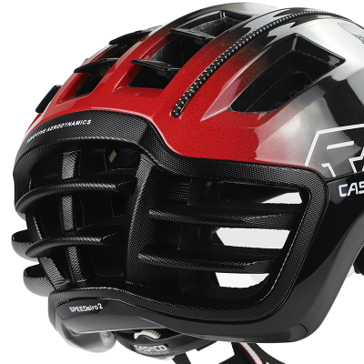 Велосипедный шлем CASCO SPEEDairo 2 RS black-red с визором