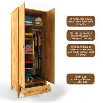 Шкаф 2-створчатый "Тэль"