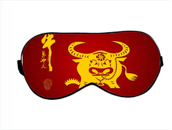 Маска для сна с символикой "Быка" №3