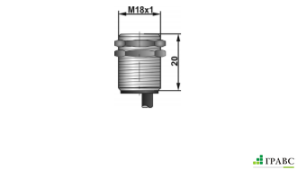 Индуктивный взрывозащищенный датчик SNI 13S-5-D резьба М18х1