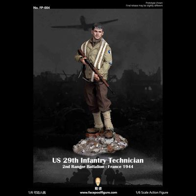 Капрал Тимоти Апхэм / рядовой Стэнли Меллиш ("Спасти рядового Райана") - Коллекционная ФИГУРКА 1/6  US 29th Infantry Technician Special Edition (FP004B) - Facepoolfigure