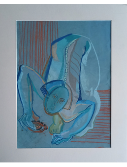 "Образ" бумага пастель Немкова Е. 1989 год