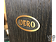 Логотип из латуни на Деревянные Подставки под столовые приборы из дуба, цвет Угольный Состаренный