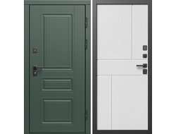 Дверь входная Орегон грин темно-зеленая