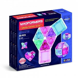 Магнитный конструктор MAGFORMERS 714004 Window Inspire 30 set