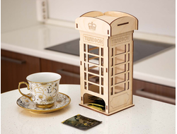 Чайный домик Телефонная будка 100х100х250 мм, фанера 4