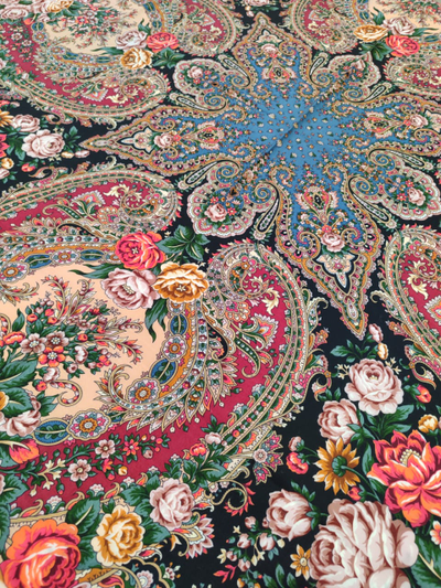 Павловопосадский платок Любовь земная 1760-6