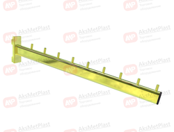 G-F940 Кронштейн наклонный цвет: золото 9 штырьков L=400 мм для профиля и колонны системы Базис/Canalina/Global