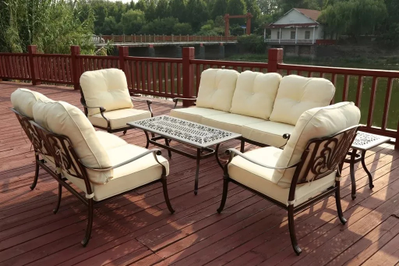 Комплект для отдыха Madrid 7 из литого алюминия