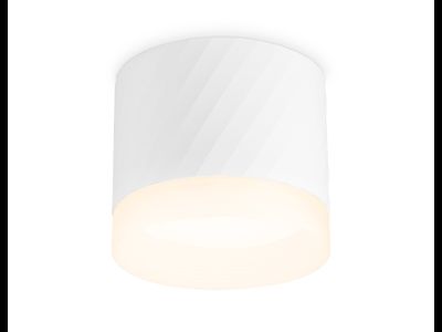 Ambrella светильник накладной спот GX53 max12W белый цилиндр с акрилом 82x70 TECHNO SPOT TN5353 WH