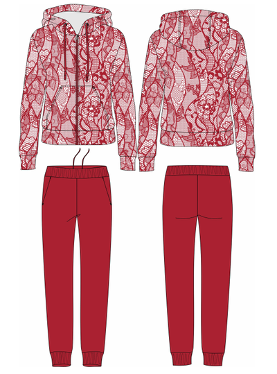 Бело-красный