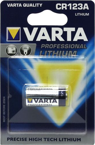 Батарейка CR123A литиевая VARTA 6205 Lithium Photo CR123A 3V 1 шт