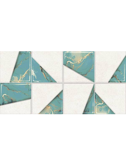 ЭНИГМА ЛАВА БЕЛ/ГОЛУБ ГЕОМЕТРИЯ настенная WT9ENG03 500х249