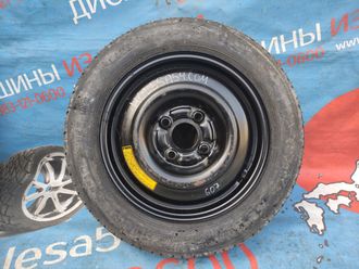 № Б607. Запасное колесо R15 4х114.3 Dunlop 135/90R15 Honda
