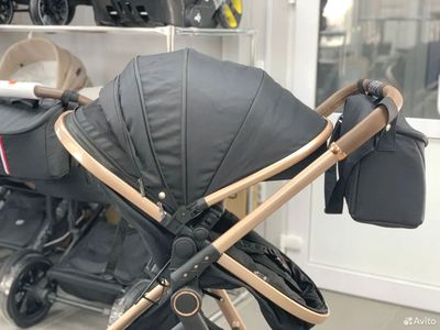 Детская коляска 2 в 1 Luxmom V2 Черный