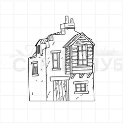 Штамп старый дом