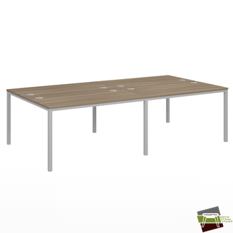 Стол-тандем письменный на металлокаркасе  VL-51/52