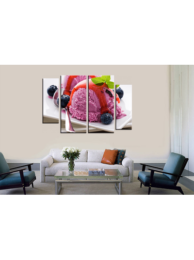 Модульная картина "Нежный десерт"