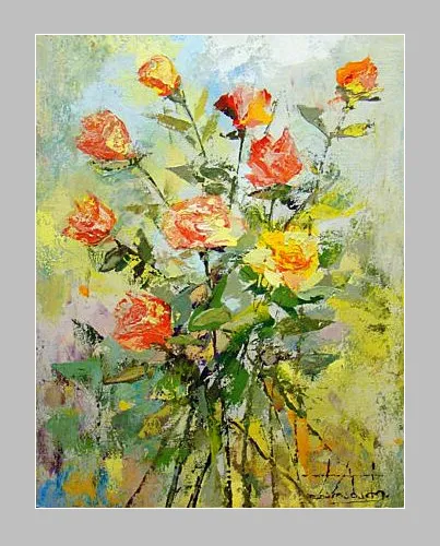 Розы. 2007. Холст, масло. 80х60
Частное собрание

