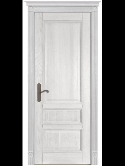 Дверь Аристократ № 1 структ. БЕЛАЯ ЭМАЛЬ