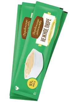 Деревенские лакомства для кошек, Нежное пюре из курицы 4 шт*10 гр