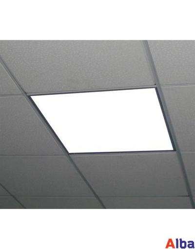 Светодиодная панель ультратонкая 595x595 40Вт 6000К без драйвера серебрянная рамка 40Вт