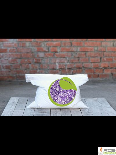 Насыпные свечи RosCandles цветной микс: сиреневые "Сиреневый" + белые "Бизнес" - мешок 10 кг