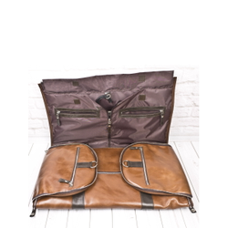 Кожаный портплед / дорожная сумка Torino Premium 
cog/brown (арт. 4037-03)