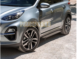 Пороги на Kia Sportage (2018-2021) Start Black