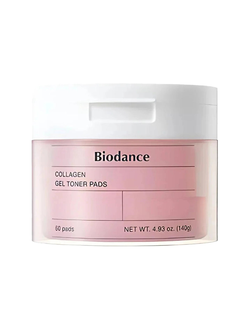 Biodance Увлажняющие гелевые тонер-пэды с коллагеном Collagen Gel Toner Pads 60шт