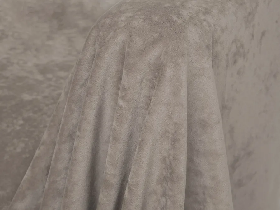 (АРБ) Велюр "Романс" (Romance)-STONE.

Состав: полиэстер (PES) 100%.
Плотность: 270 г/кв.м.
Устойчивость к истиранию >100 000 циклов.
Ширина: 140 см.
Производитель: Китай.

Внимание! Цвет материала может быть искажен настройками монитора.