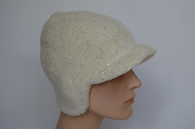 Вязаная жокейка с ушками для женщин Vizio фото