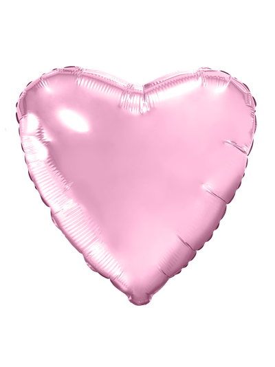 Сердце нежно-розовое 80см