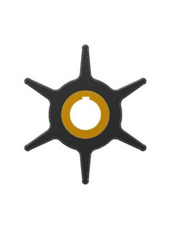 Импеллер помпы охлаждения двигателя Ancor 5364 Ø58x29.5мм 6 лопастей из черного неопрена