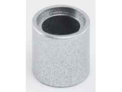 Technic, Liftarm Thick 1 x 1 Spacer, Metallic Silver (18654 / 6227958)