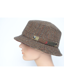 фото Шляпа панама Alfonso D ' Este 41970 коричневая