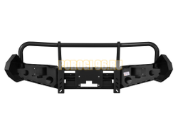 Передний силовой бампер серии Трофи на Nissan Navara III (D40 STX) 2010-2015 (02.048.01)