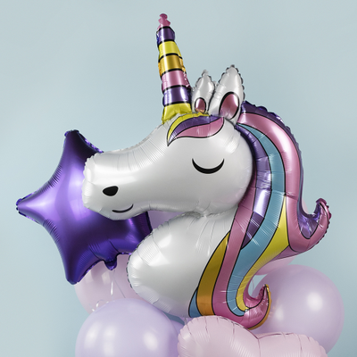 Шар (18''/46 см) Звезда, Фиолетовый