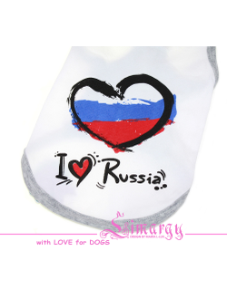 Маечка L-Rus белая