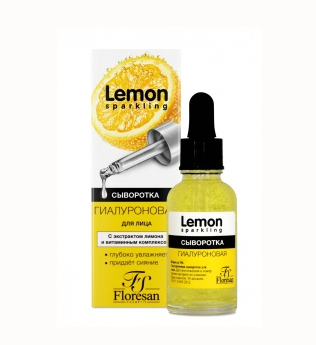 Флоресан Sparkling Lemon Сыворотка Гиалуроновая для лица, 30мл