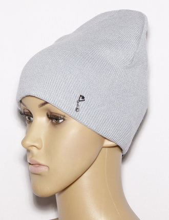 Шапка женская "Мелкая резинка "556 кофе, ваниль, чайная роза, белая, тиффани