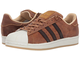 Adidas Superstar коричневые с черным