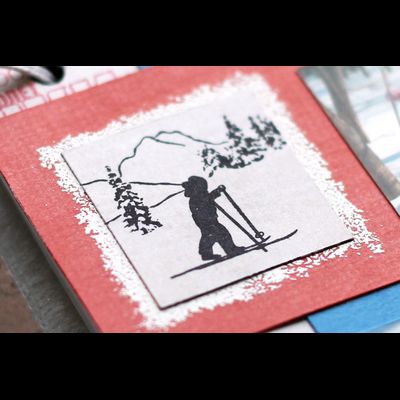 ФП штамп "Лыжники"