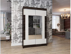 ЛДСП Шкаф-купе ЭЛЕГАНТ 2 Дуб Венге-Сосна Лоредо