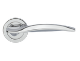 Дверные ручки Morelli Luxury "WAVE" CRO Цвет - Полированный хром
